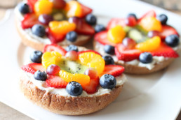 Bagel Fruit Pizzas