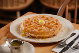 Breakfast Restaurant Photo: Coconut Waffle