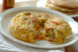 Breakfast Restaurant Photo: Vegetable Omelette