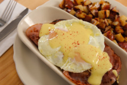 Breakfast Restaurant Photo: Eggs Benedict