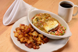 Breakfast Restaurant Photo: Green Chile Benedict