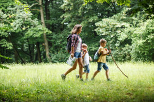 family hiking vacations